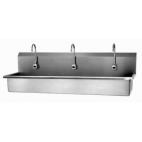 3 Person Wall Mount Sink with Sensor